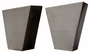 Keystone, Flat, 8 inches high x 2 inches thick
